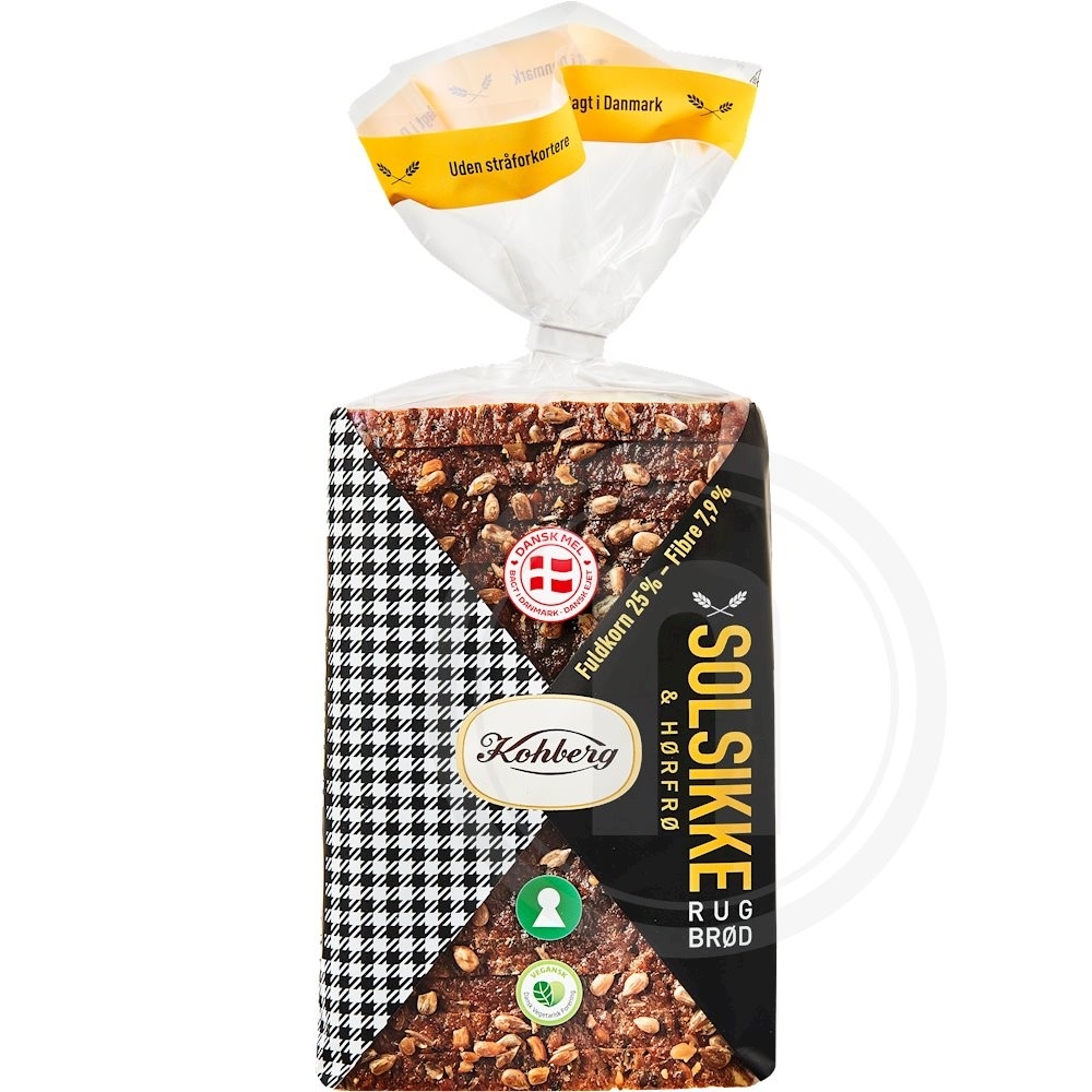Rugbrød m. solsikke og hørfrø