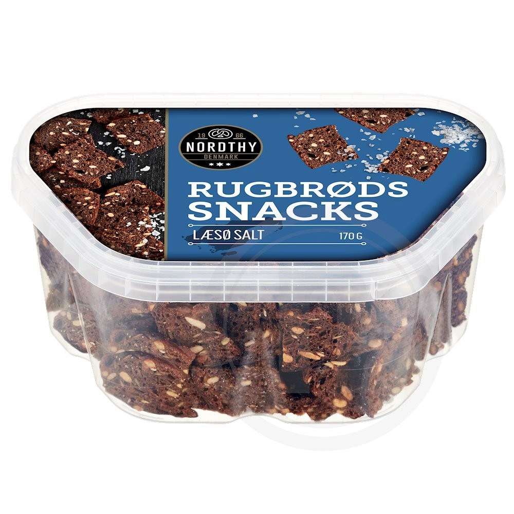 Nordthy Rugbrødsnacks med Læsøsalt