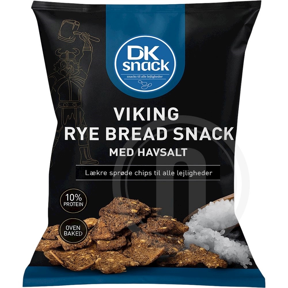 Rugbrødssnacks m. havsalt