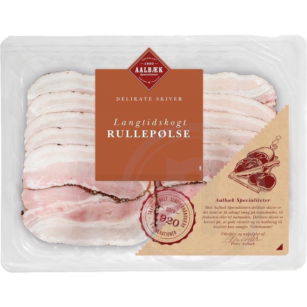 Aalbæk Specialiteter Rullepølse i Skiver