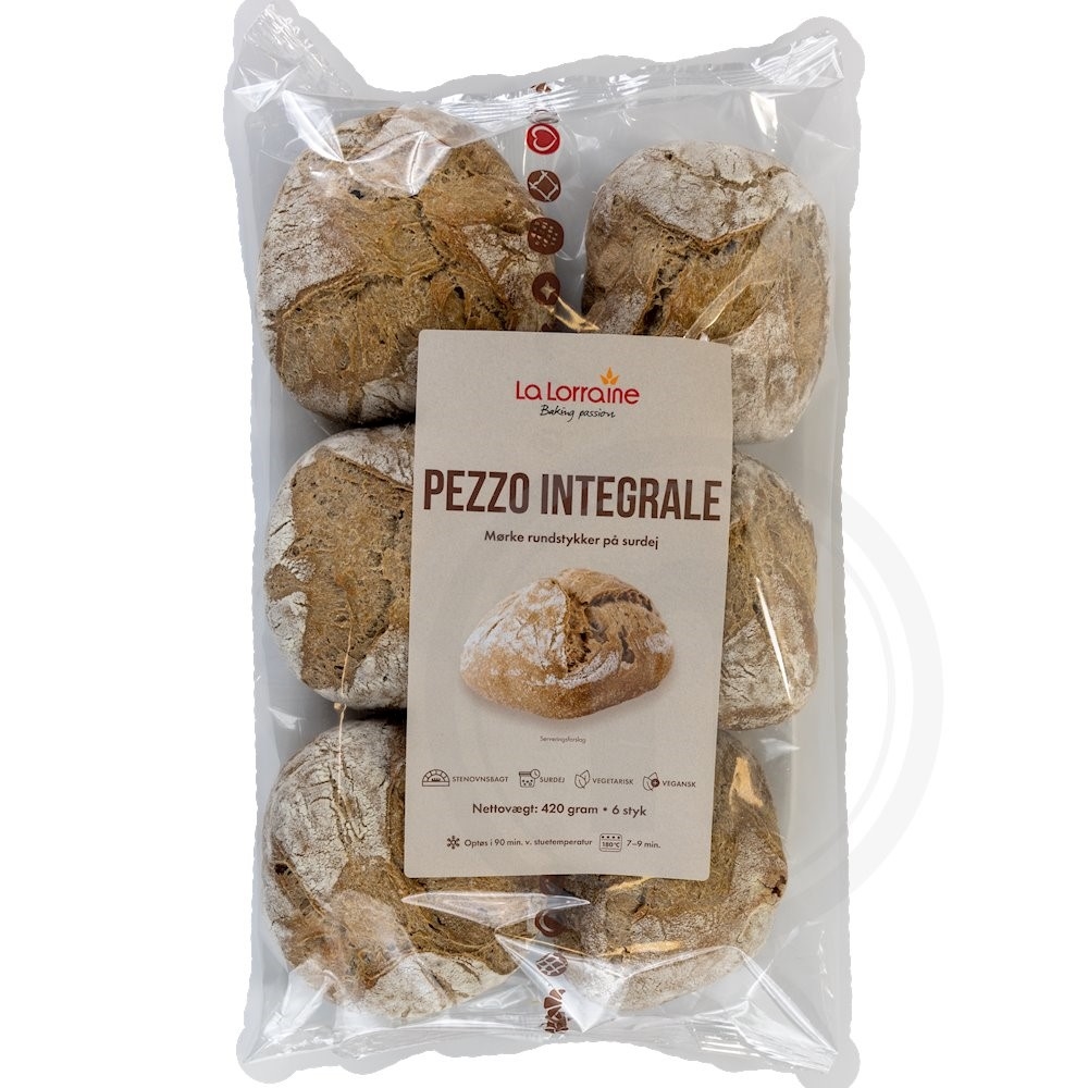 La Lorraine Rundstykker m. surdej (mørke)