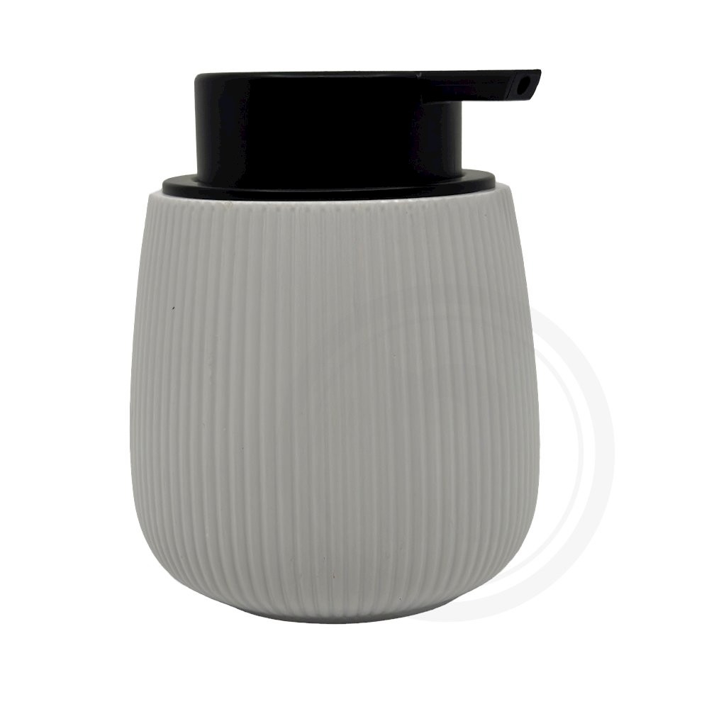 Sæbedispenser Rillet Hvid