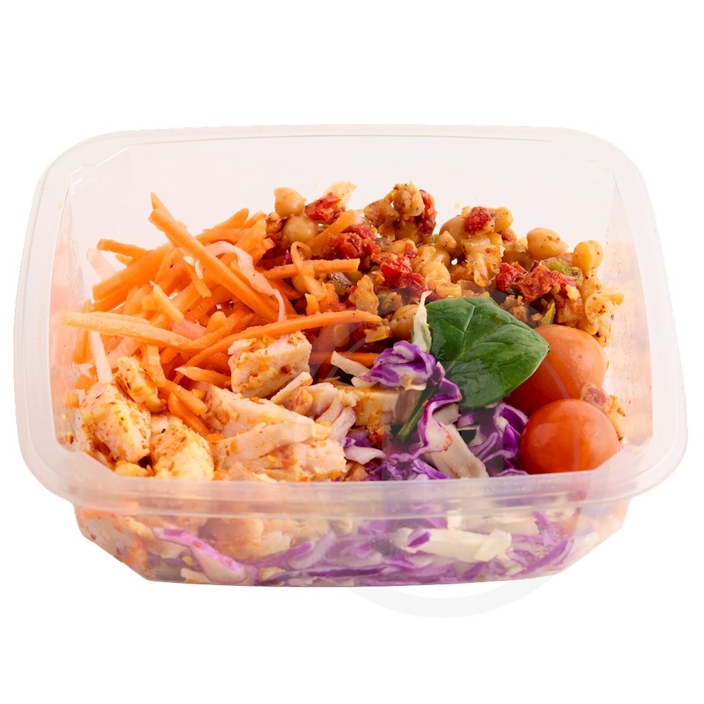 Salat m. kikærter og kylling