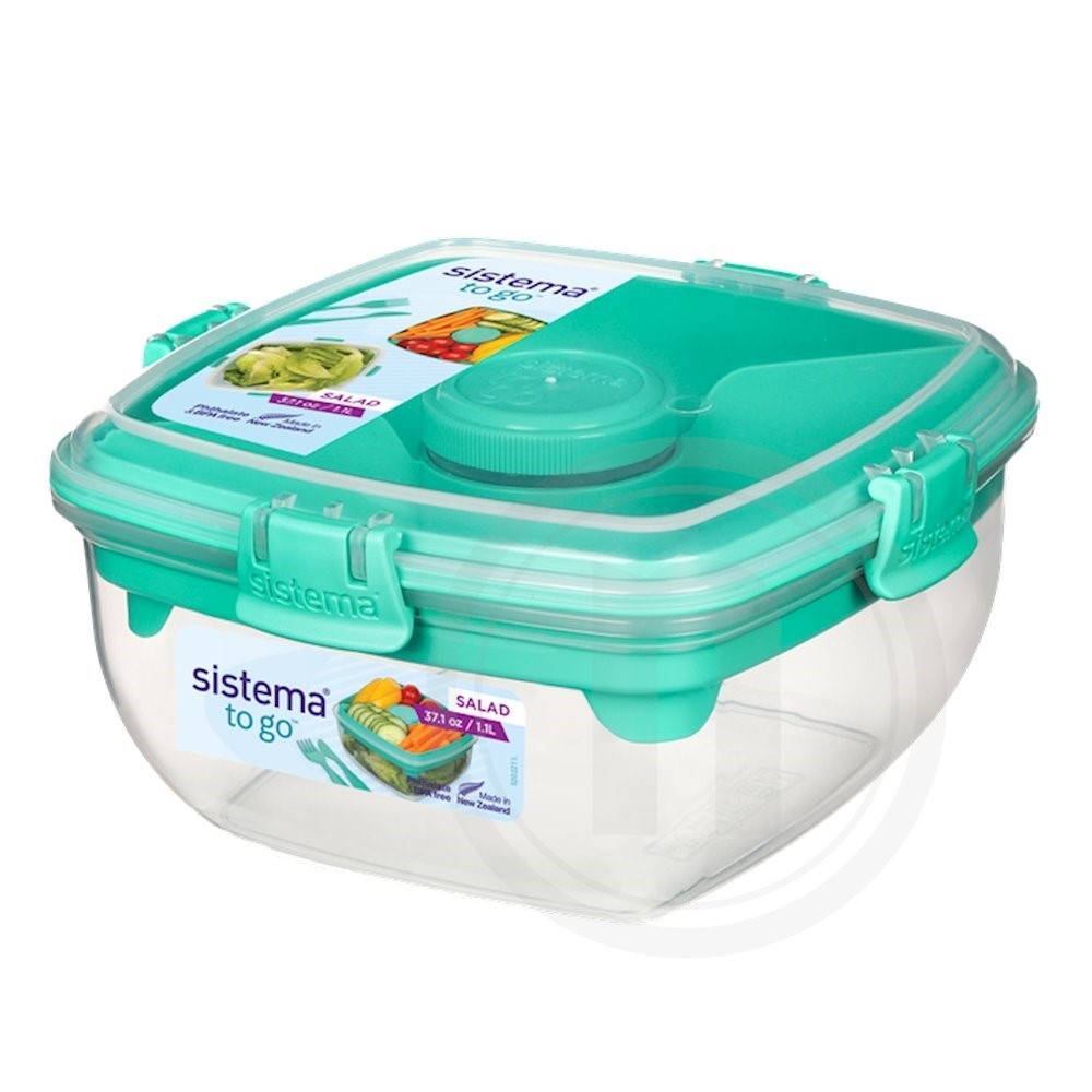 Salatboks m. bestik