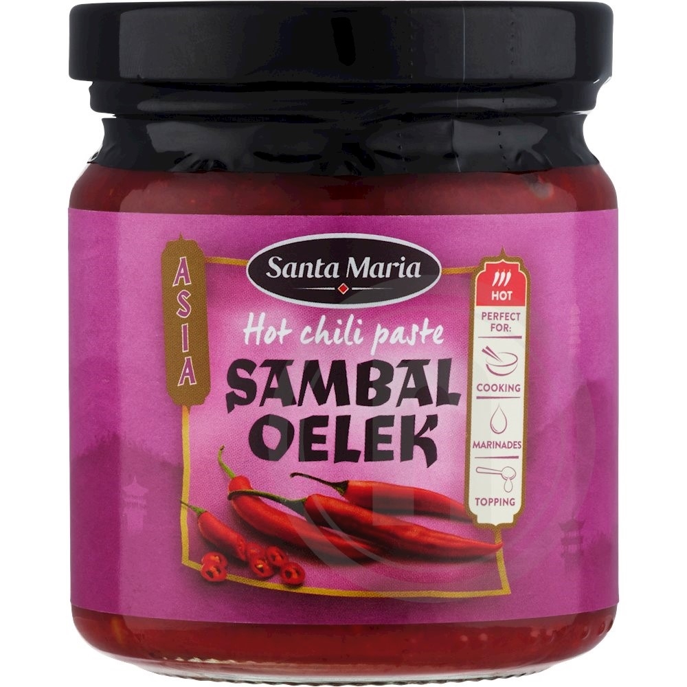 Santa Maria Sambal Oelek chili paste stærk