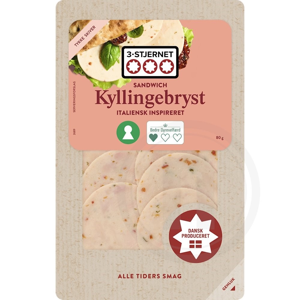 Sandwich kyllingebryst