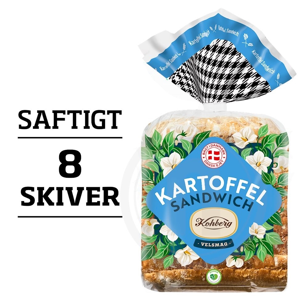 Sandwichbrød m. kartoffel