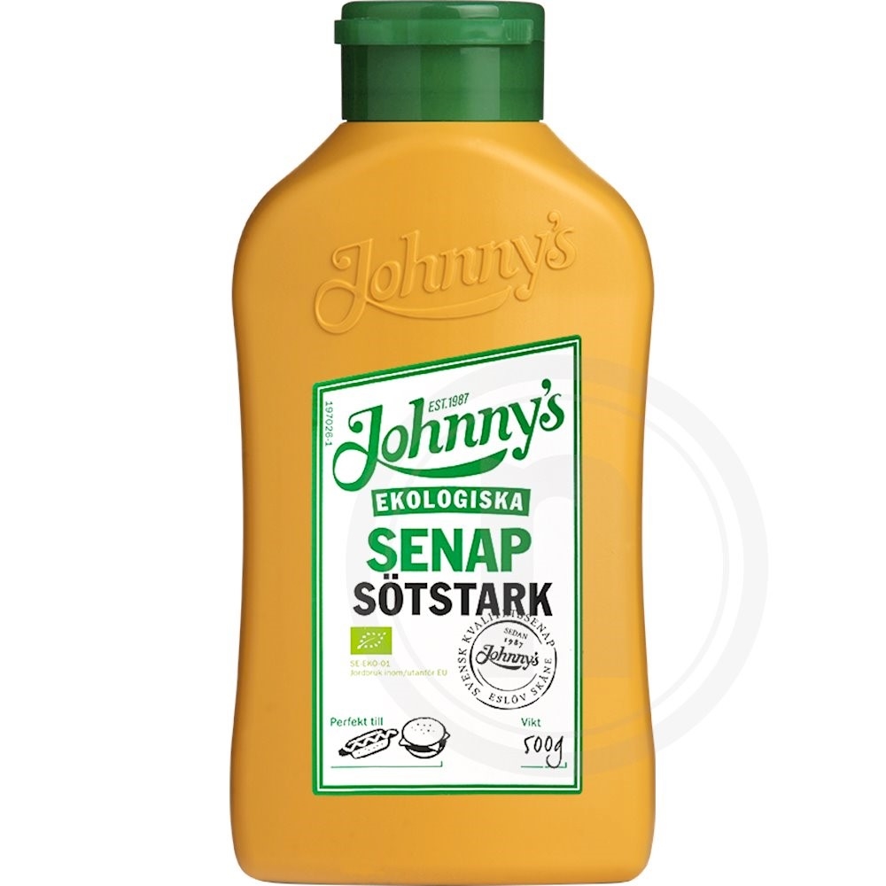Johnny's Sennep Sødstærk Øko