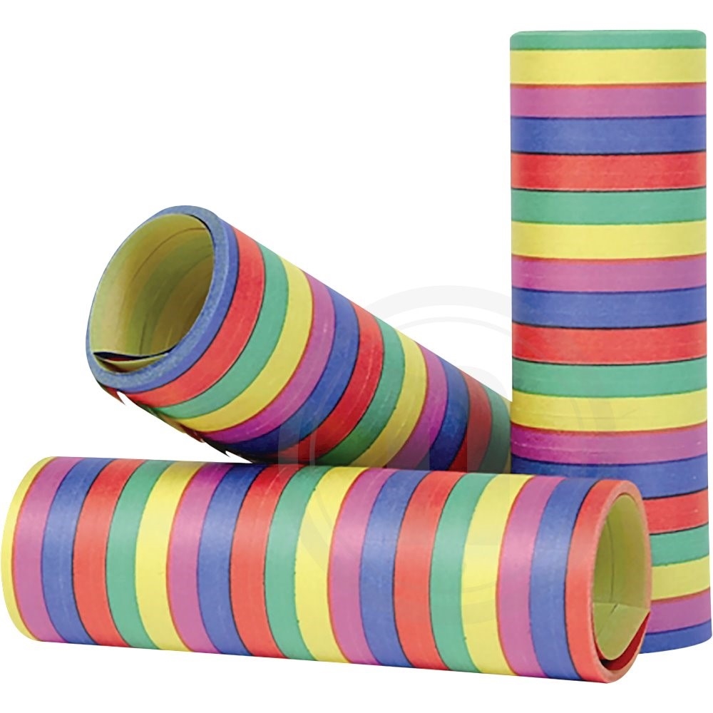Serpentiner 5 Farvet 3-Pak