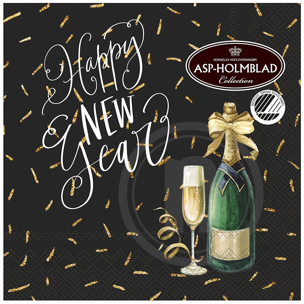 Serviet 33 cm Happy New Year