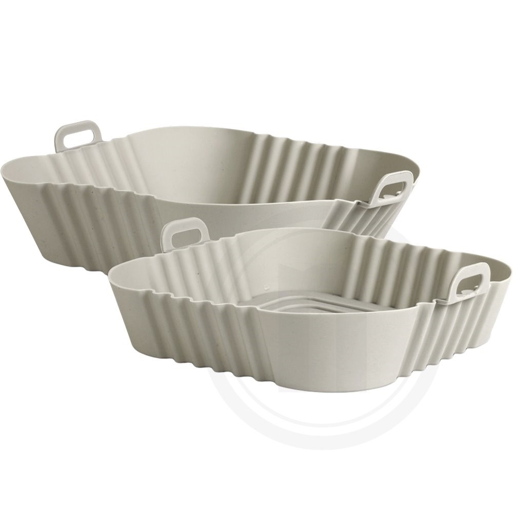 Airfryer Silikoneforme Firkantet Grå