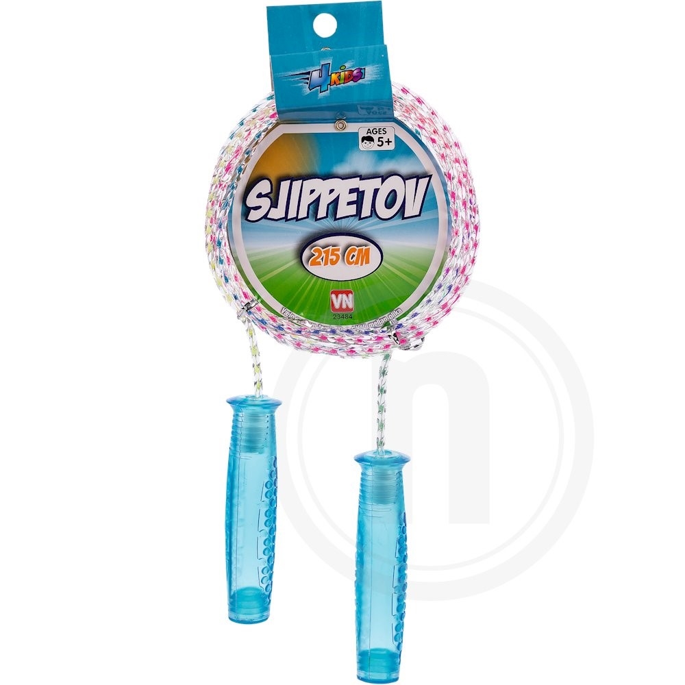 4KIDS Sjippetov assorteret farve 215 cm