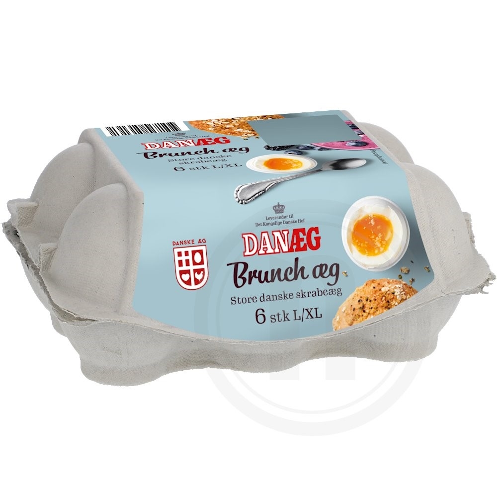 Danæg Skrabe Brunchæg Str. L/XL .