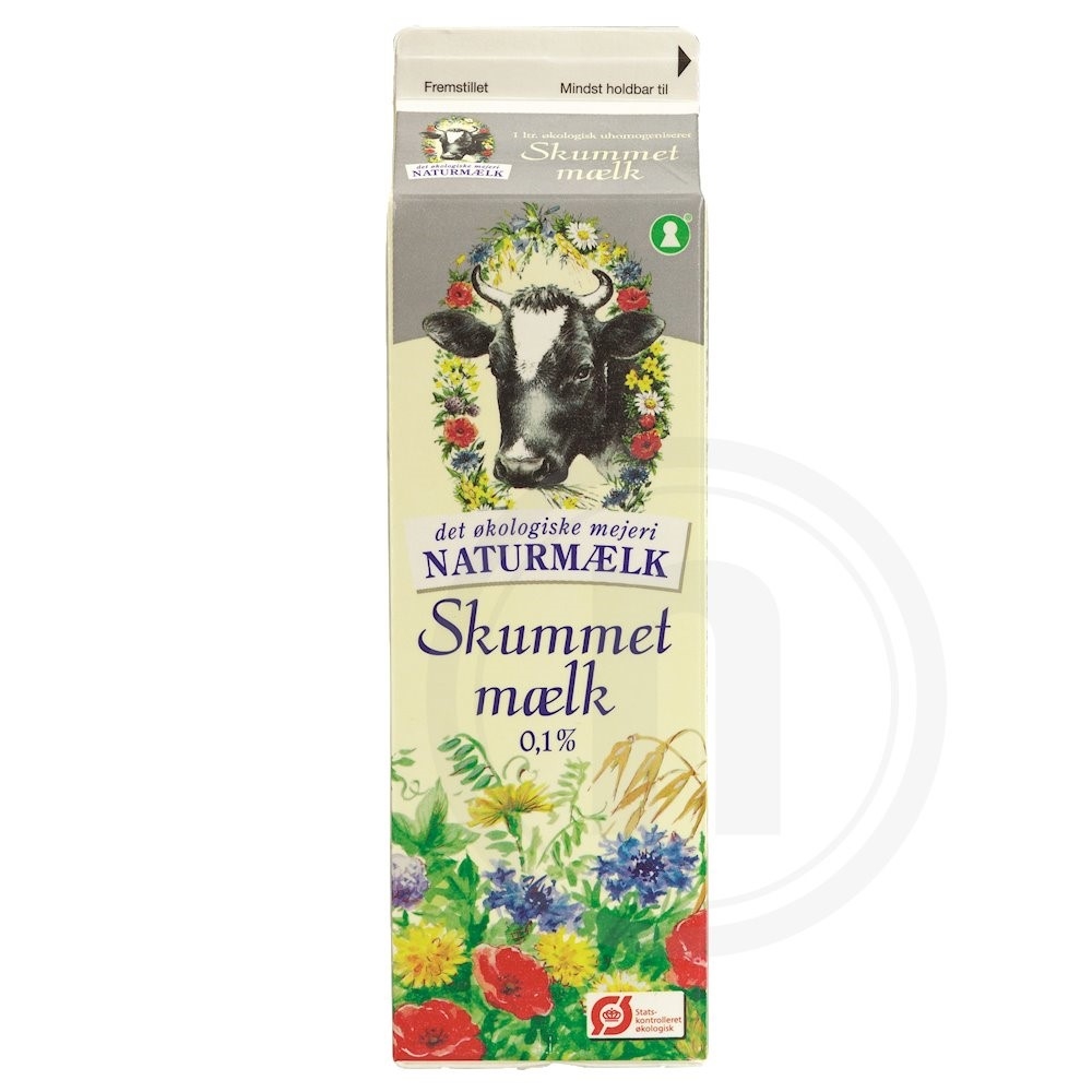 Naturmælk Skummetmælk økologisk
