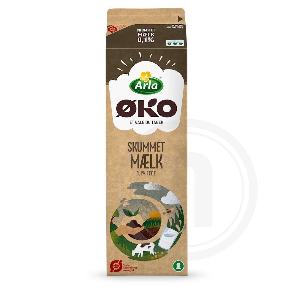 Skummetmælk øko.