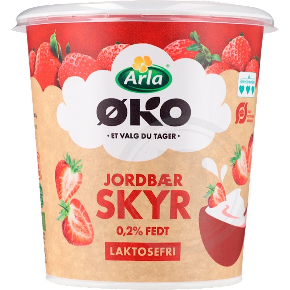 Arla Skyr med Jordbær Øko