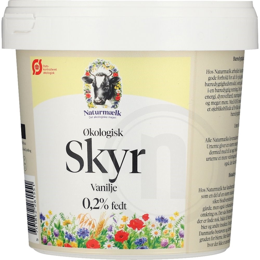 Skyr med vanilje øko.