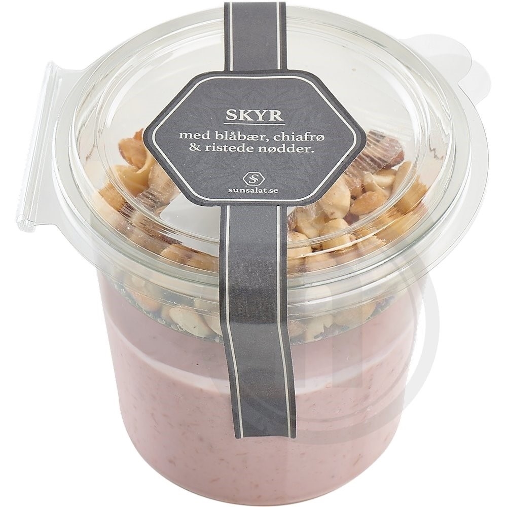 Skyr & yoghurt med frugtpuré