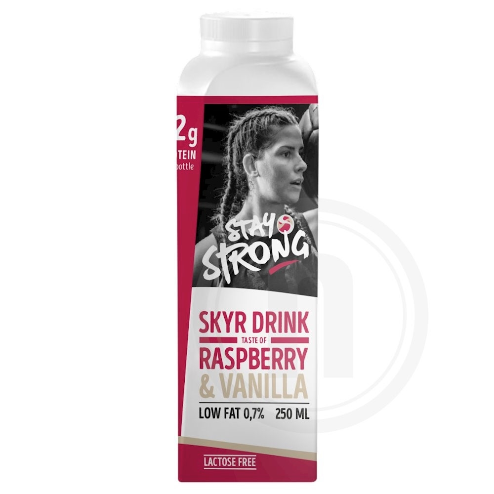 Stay Strong Skyrdrik hindbær-/vaniljesmag