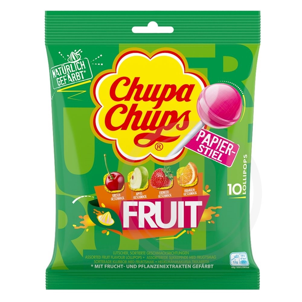 Chupa Chups Slikkepinde Frugtmix 120 g