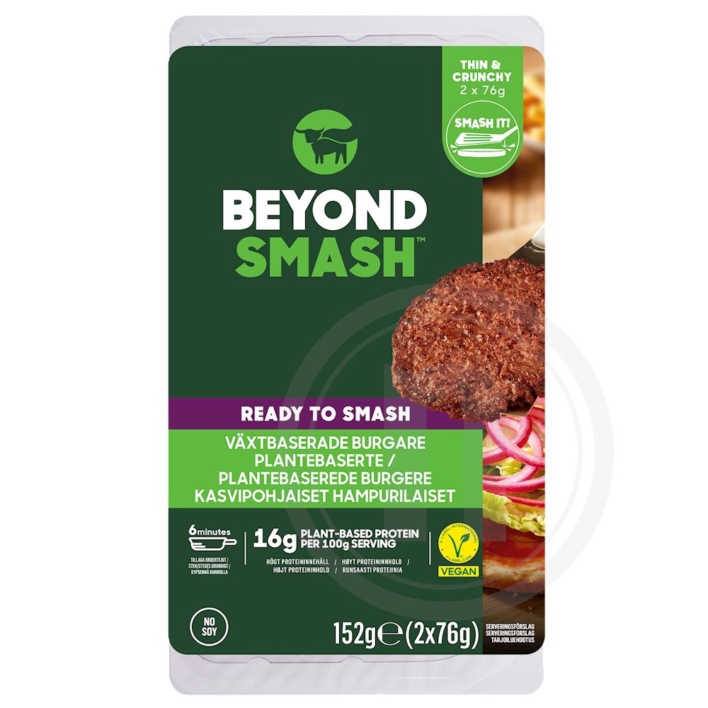 Beyond Meat Smash Burger plantebaseret 2 stk