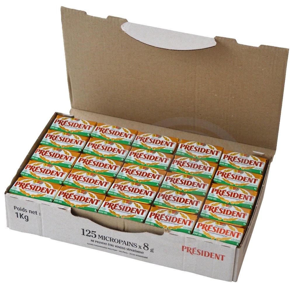 Smør saltet portioner