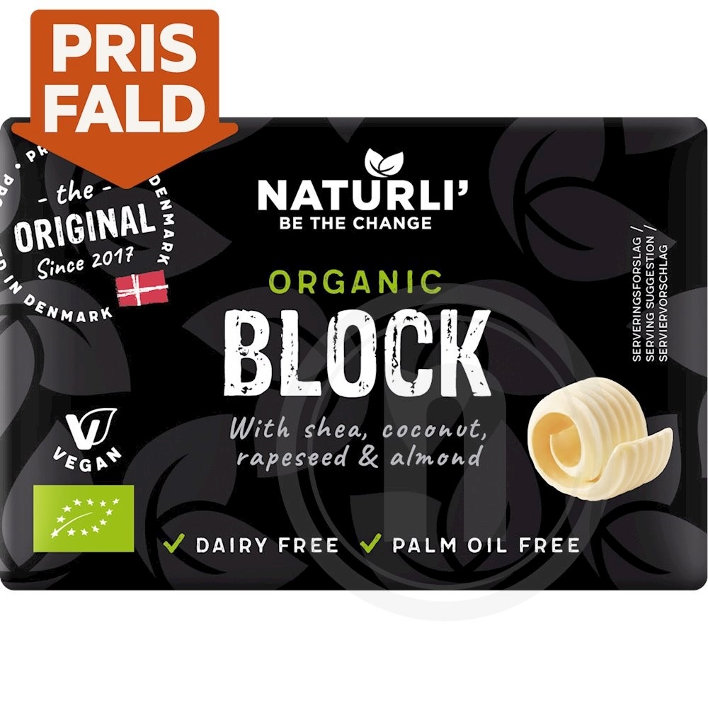 Naturli Smørbar blok øko. vegansk