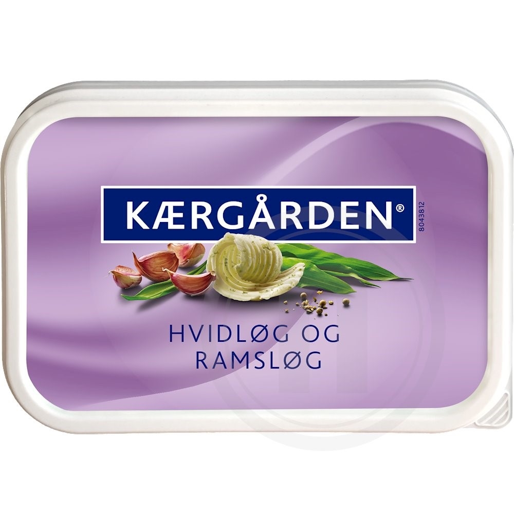 Smørbar m. hvidløg og ramsløg