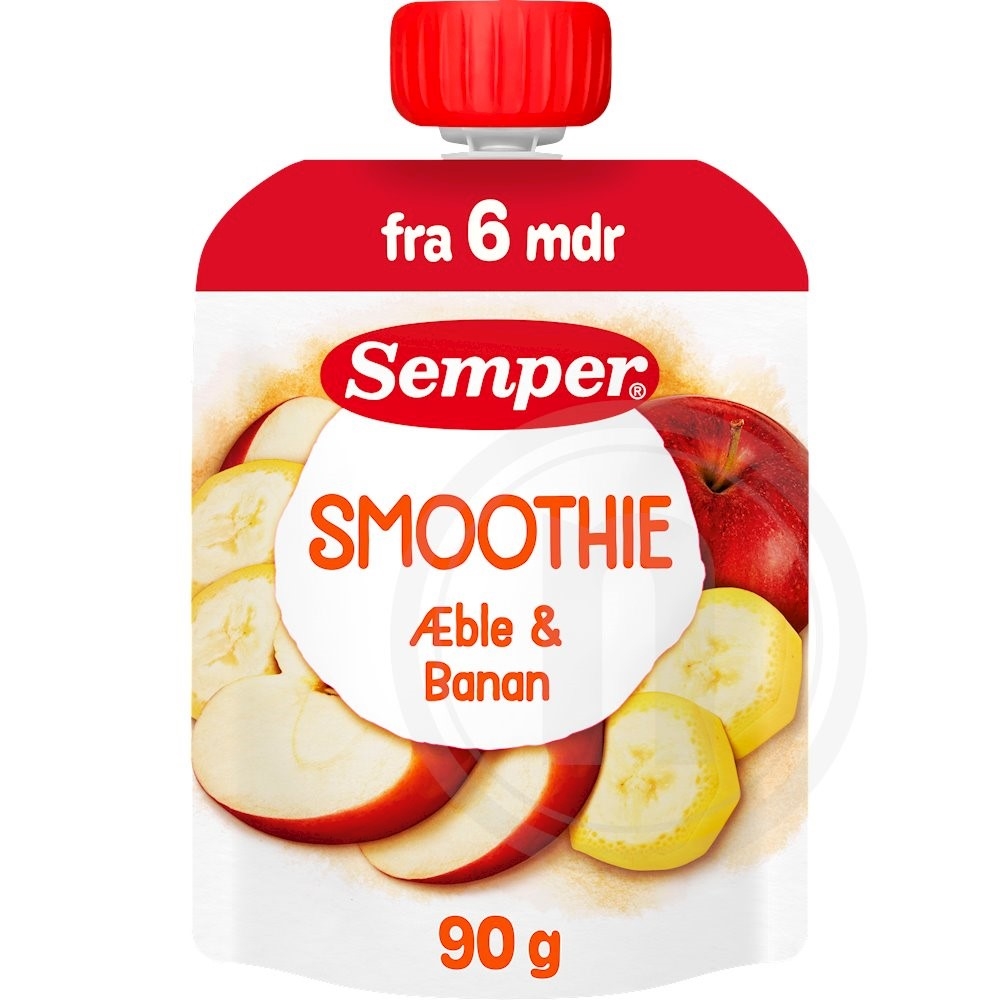 Smoothie m. æble og banan