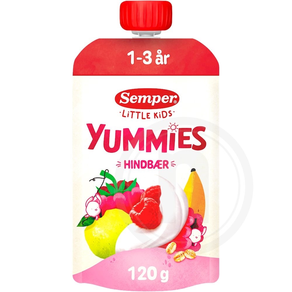 Smoothie m. hindbær