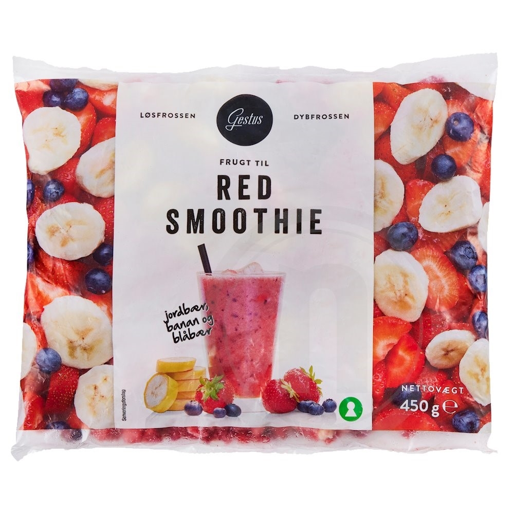 Smoothieblanding (rød)