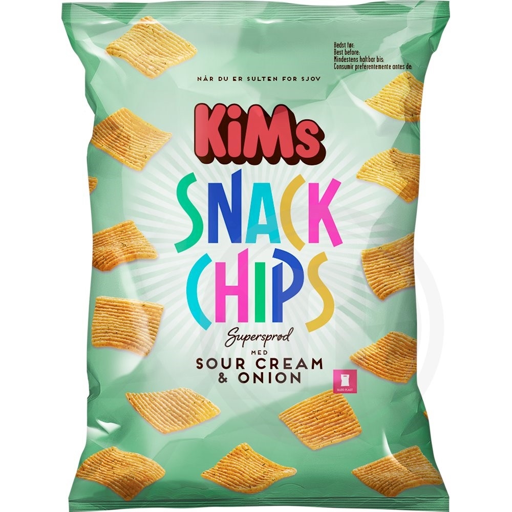 Snack chips m. sour cream