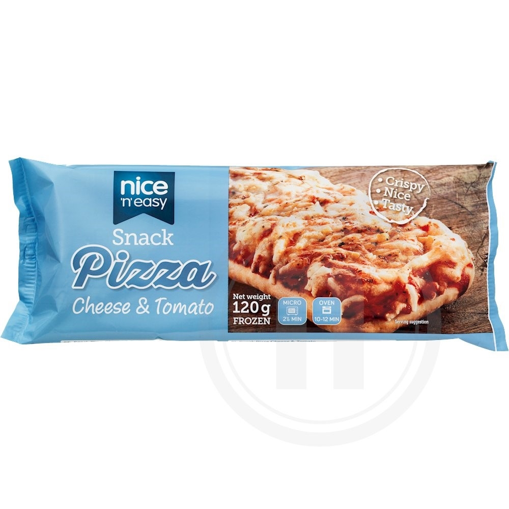 Snack pizza m. ost og tomat