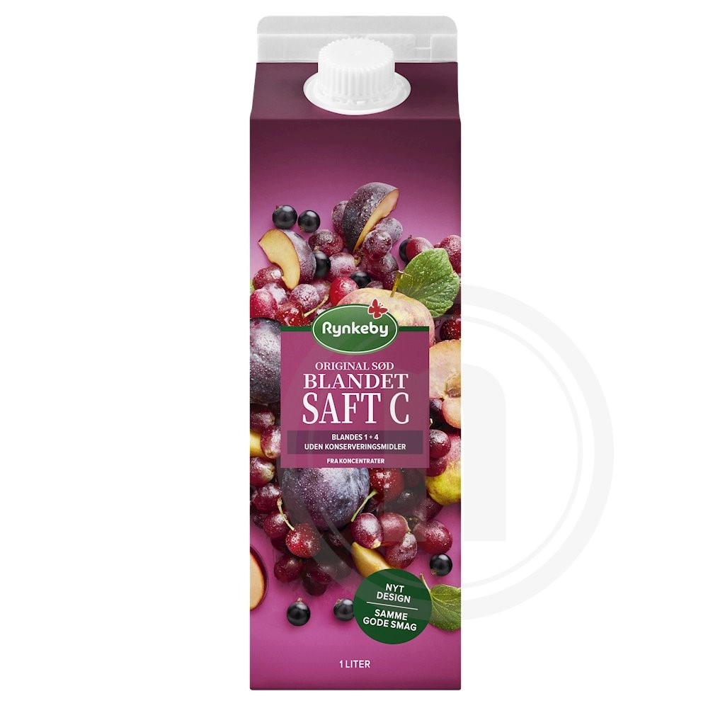 Rynkeby Sød Blandet Saft C Rød