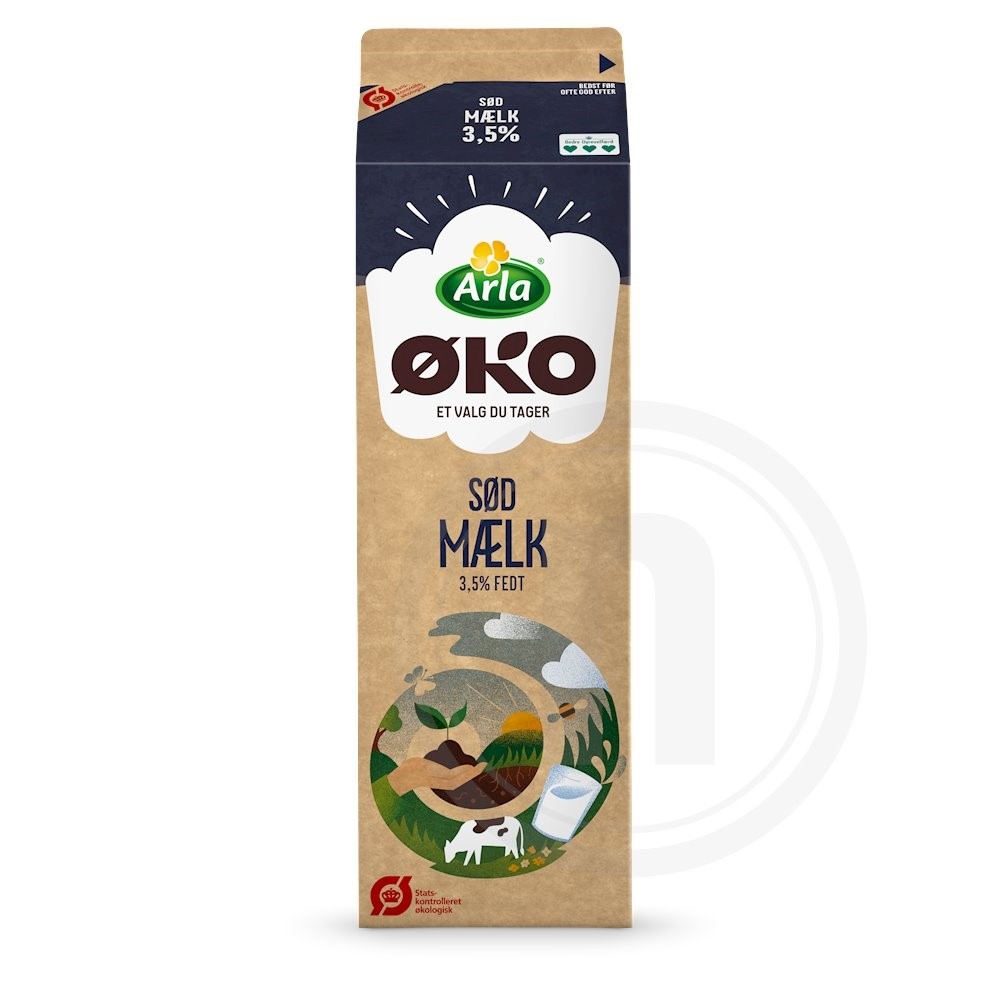 Sødmælk 3,5% øko.