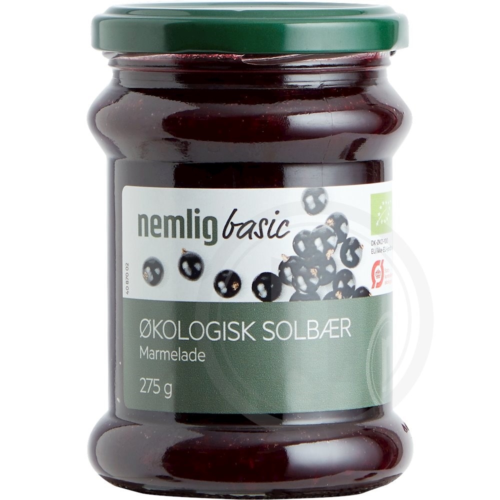 Solbærmarmelade øko.