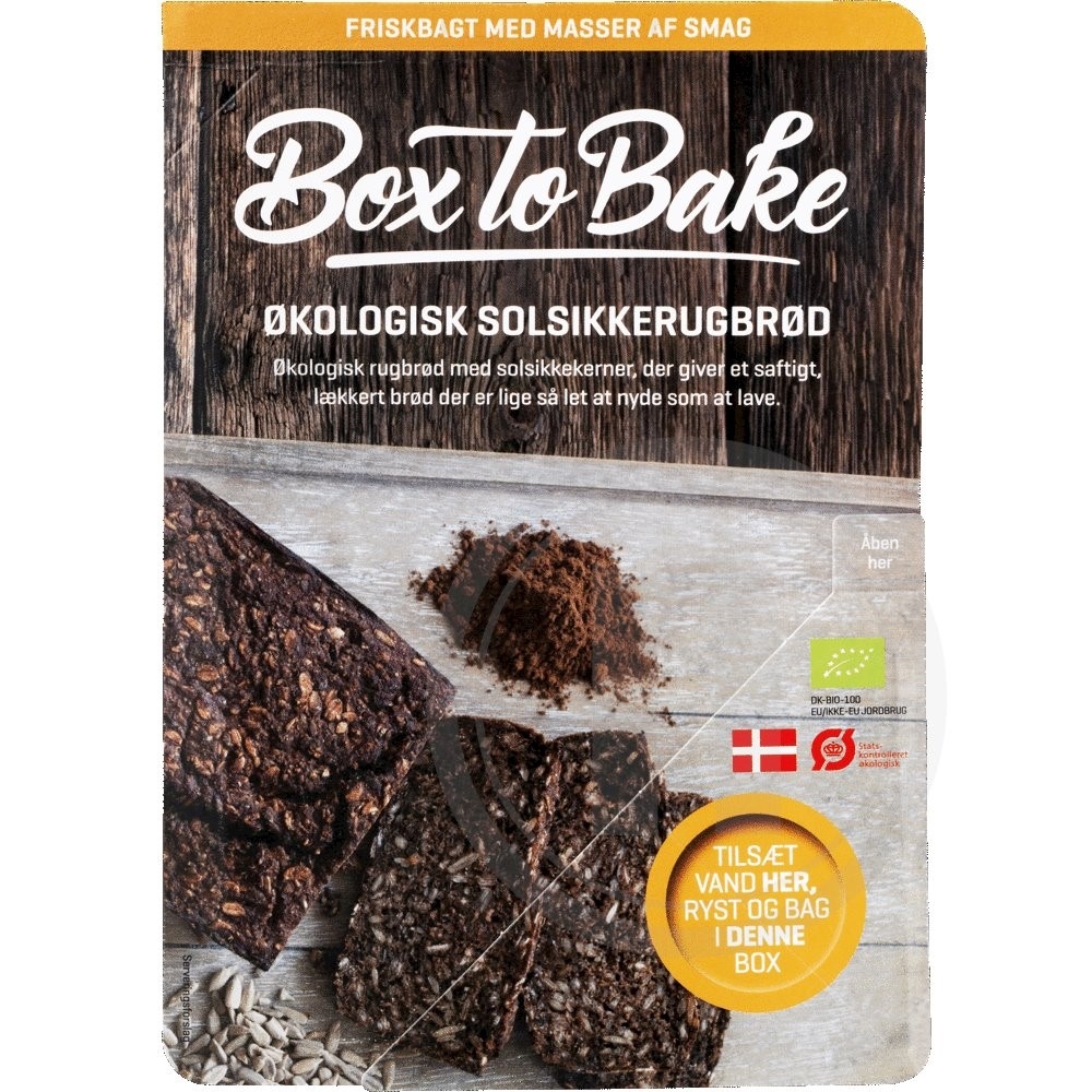 Box to bake Solsikkerugbrød Økologisk
