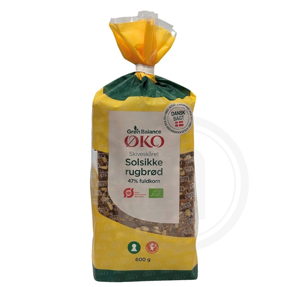 Solsikkerugbrød øko.