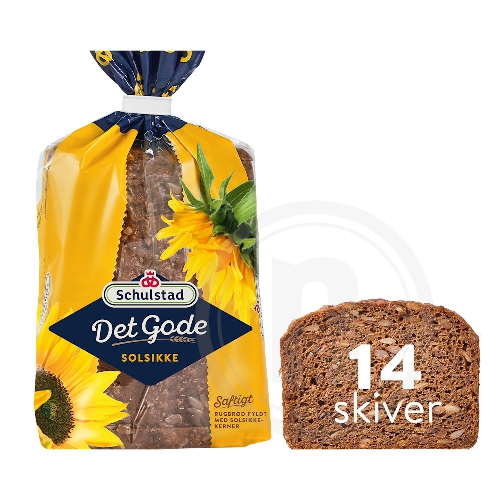 Schulstad Det Gode Solsikkerugbrød