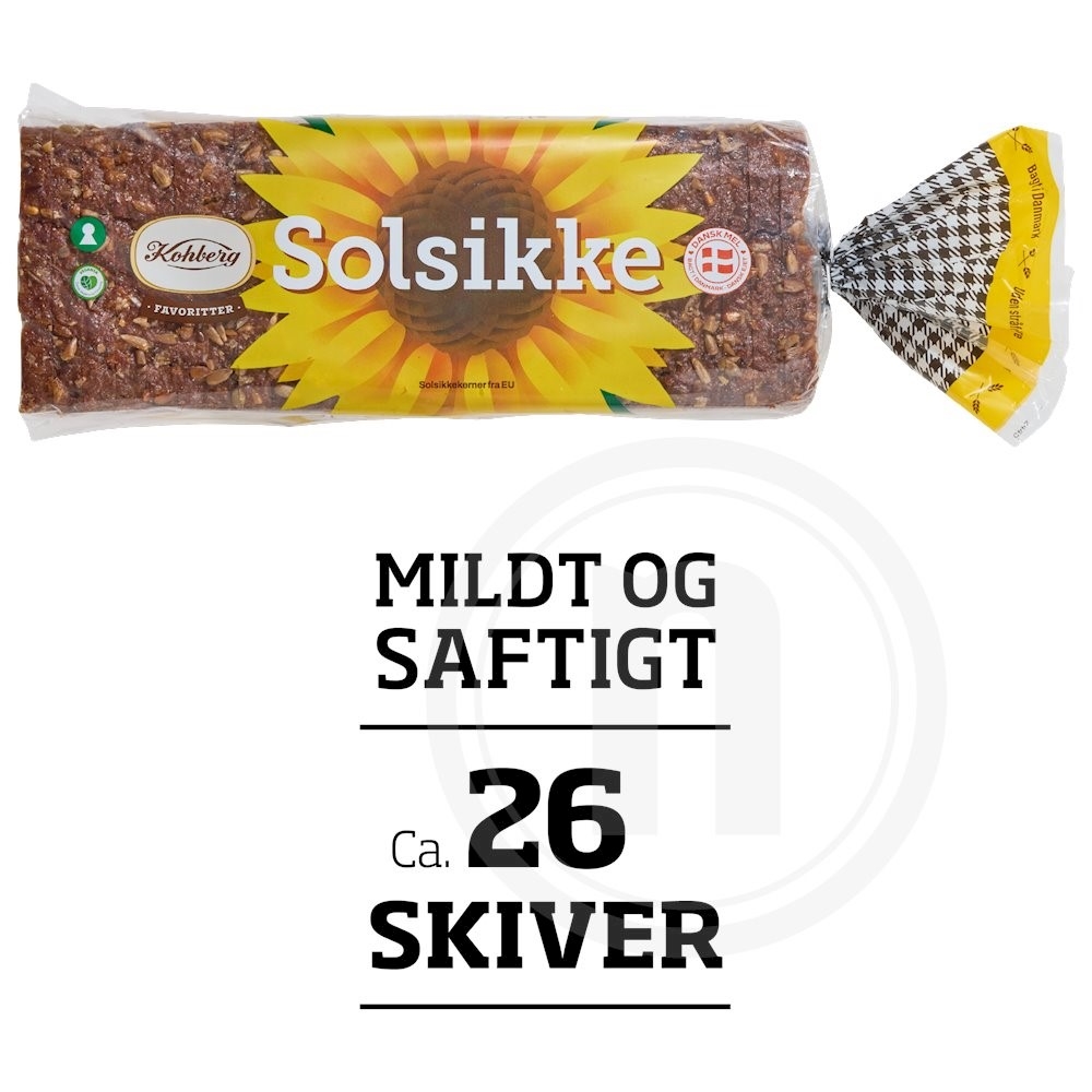 Solsikkerugbrød