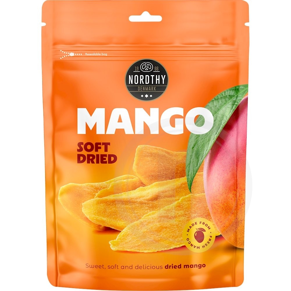 Soltørrede mango