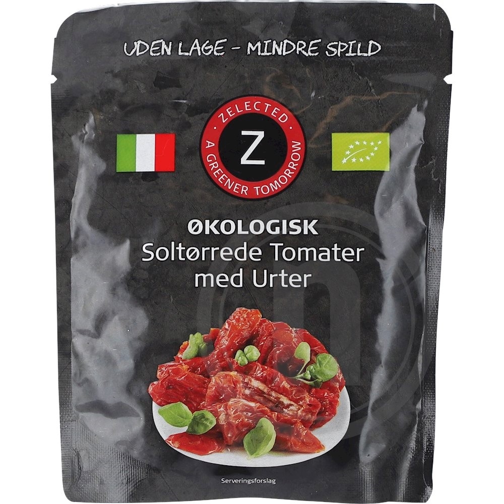 Zelected Soltørrede tomater med urter øko