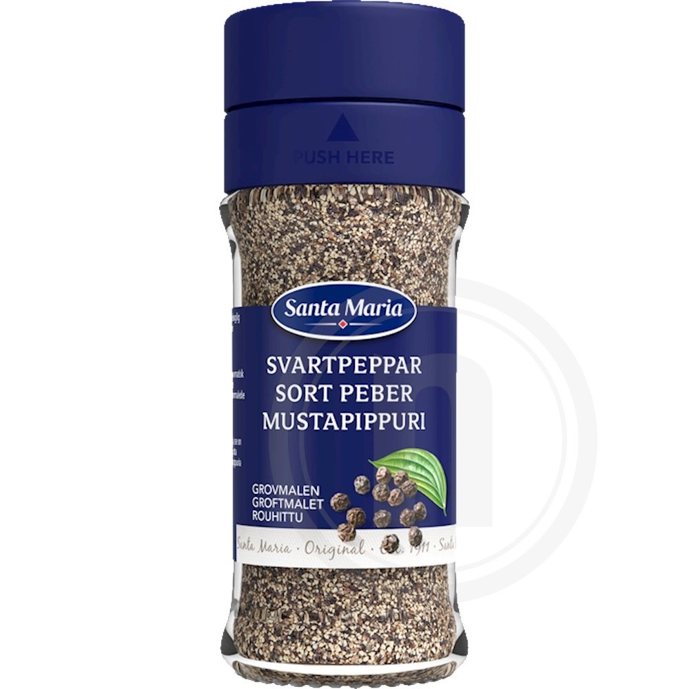 Santa Maria Sort peber groft