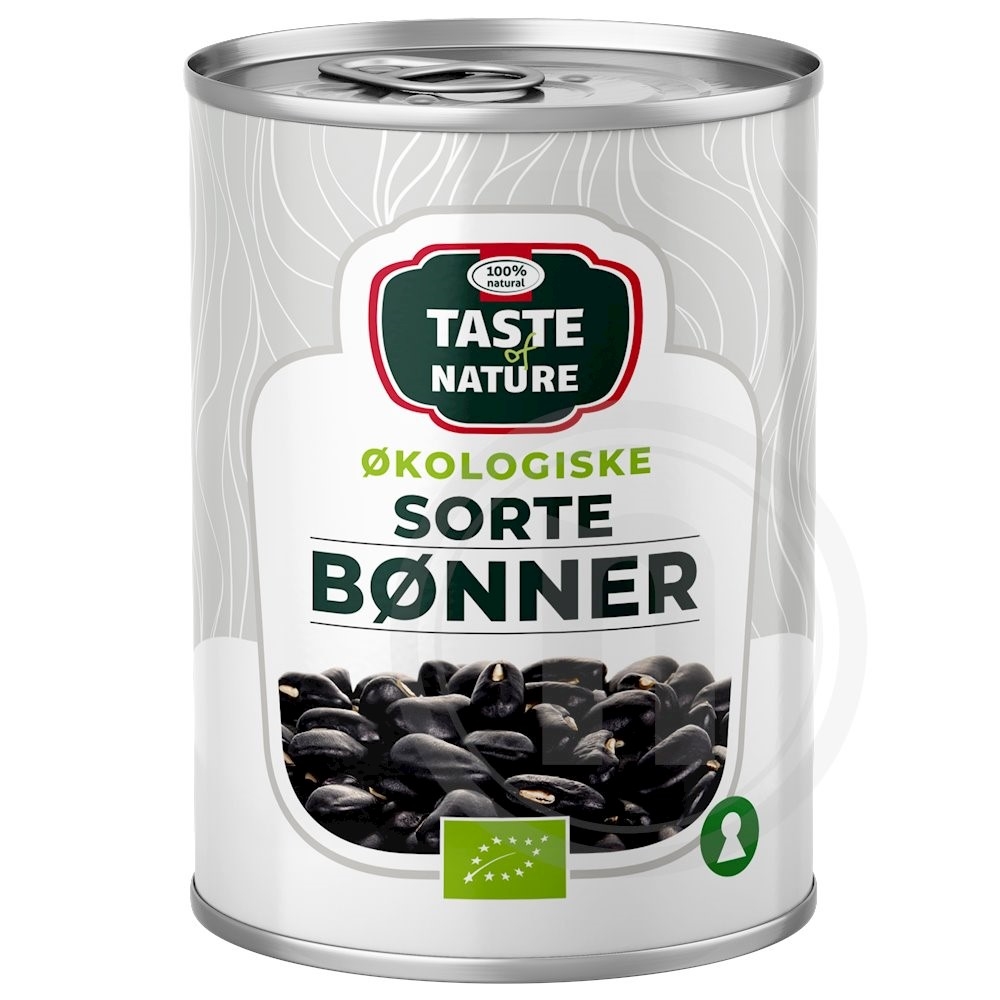 Taste of Nature Sorte Bønner Øko