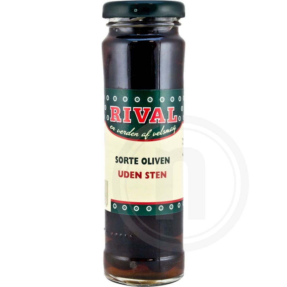 Sorte oliven u. sten