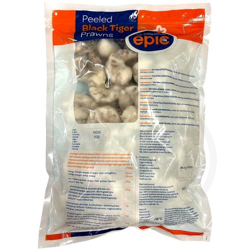 Planets Pride Sorte tiger rejer