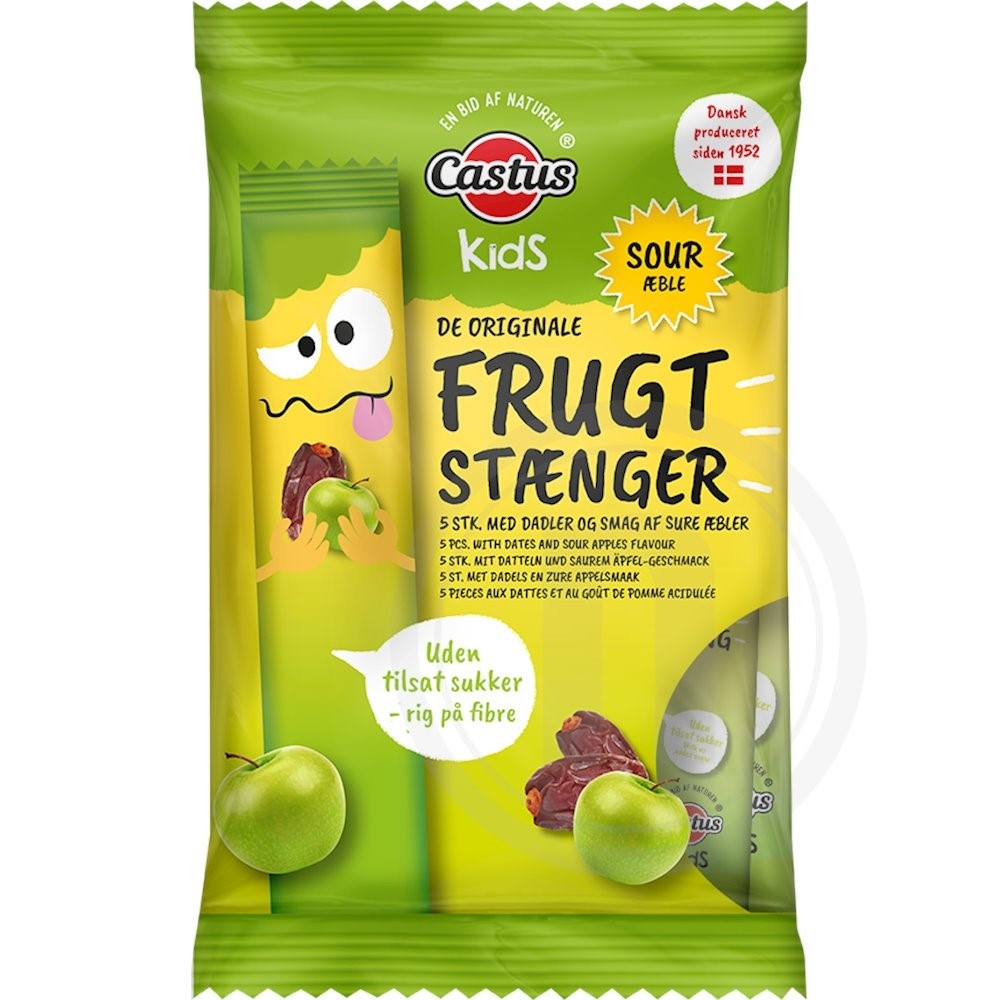 Sour æblefrugtstænger