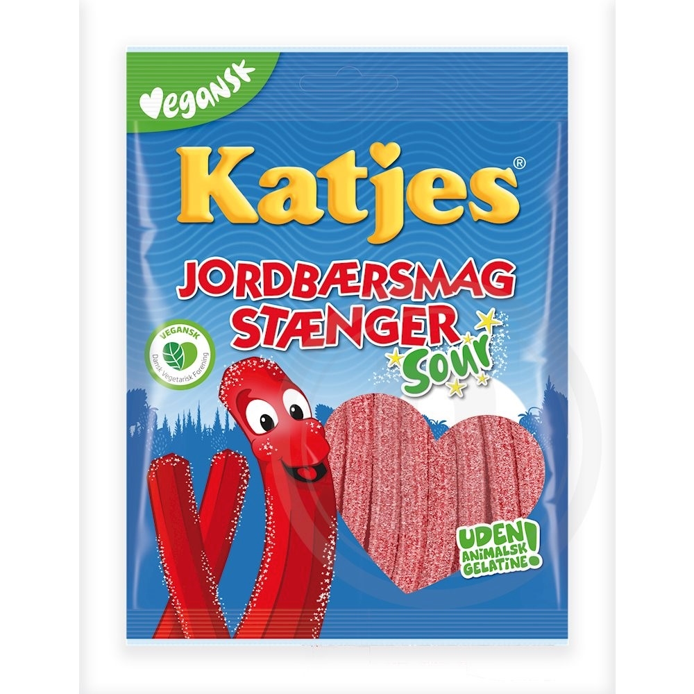 Sour jordbær stænger