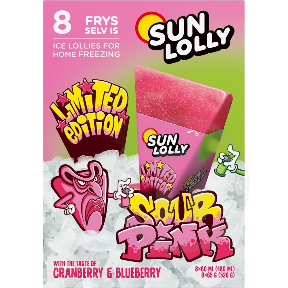 Sour Pink is m. tranebær