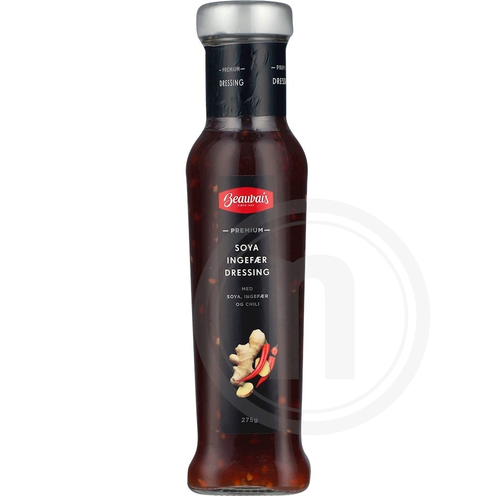 Soya ingefær dressing fra Beauvais Leveret med